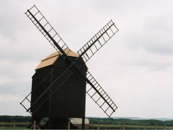 Windmühle nach der Restaurierung